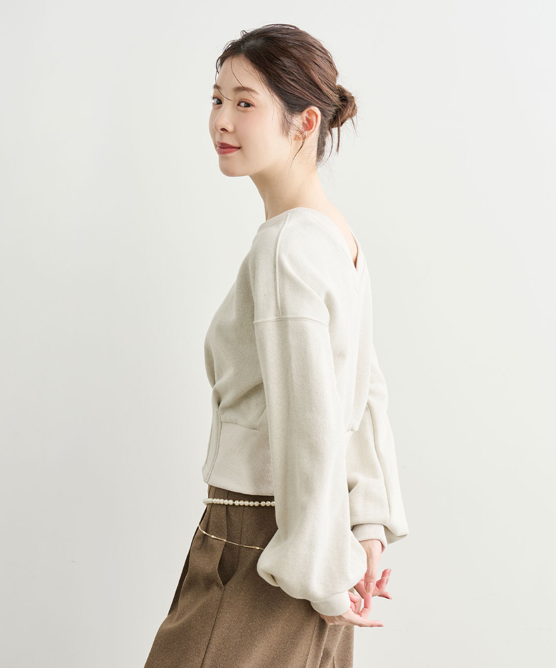 ラメ裏毛スウェット｜PETAL ONLINE（ペタルオンライン）