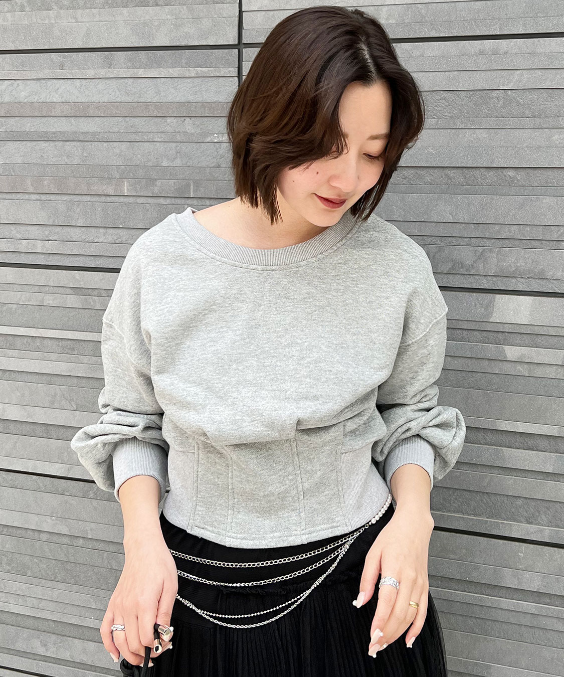 ラメ裏毛スウェット｜PETAL ONLINE（ペタルオンライン）