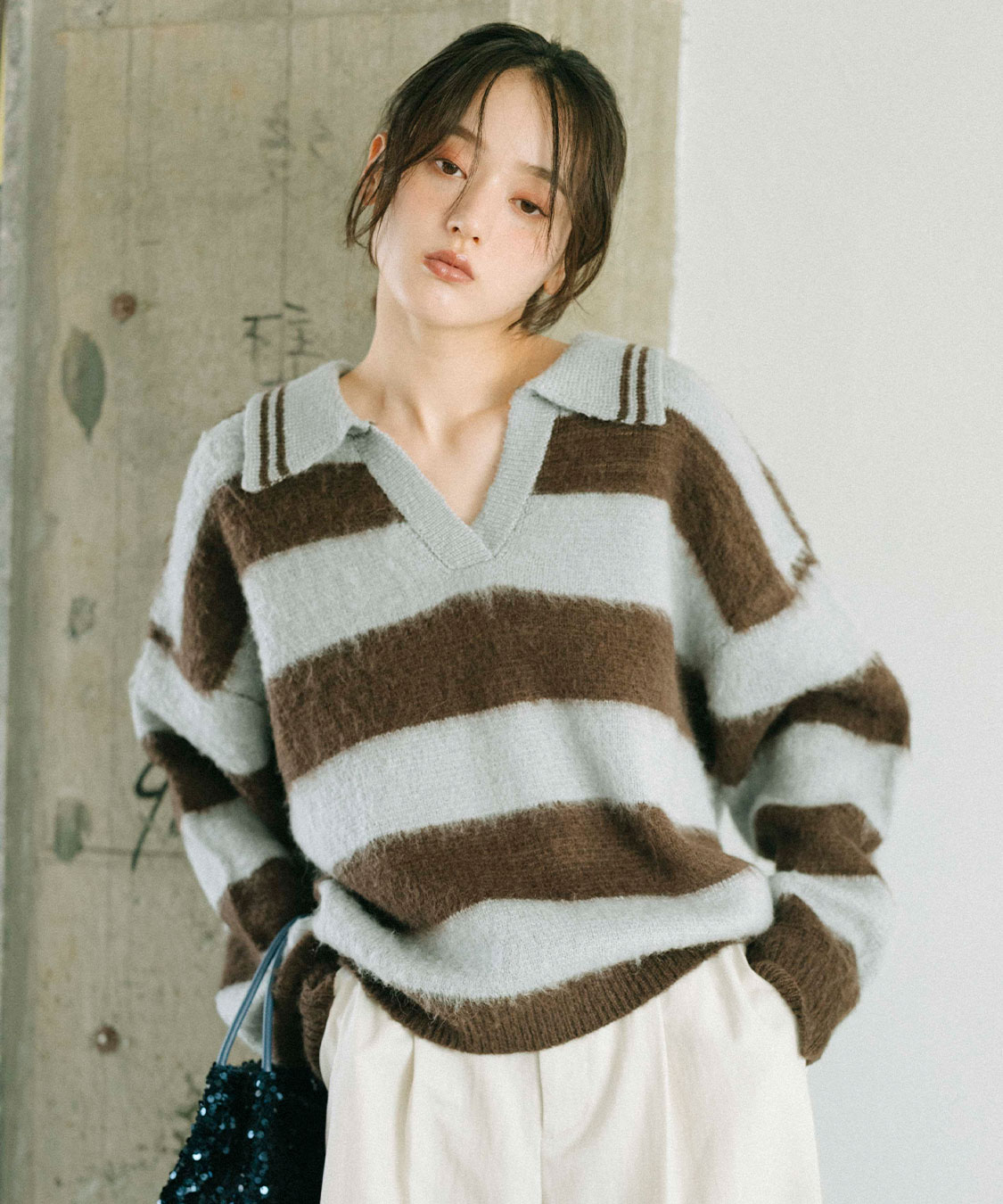 オーバーサイズスキッパーニット｜PETAL ONLINE（ペタルオンライン）