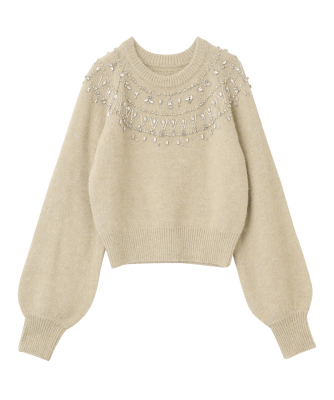 ノルディックビジューニット