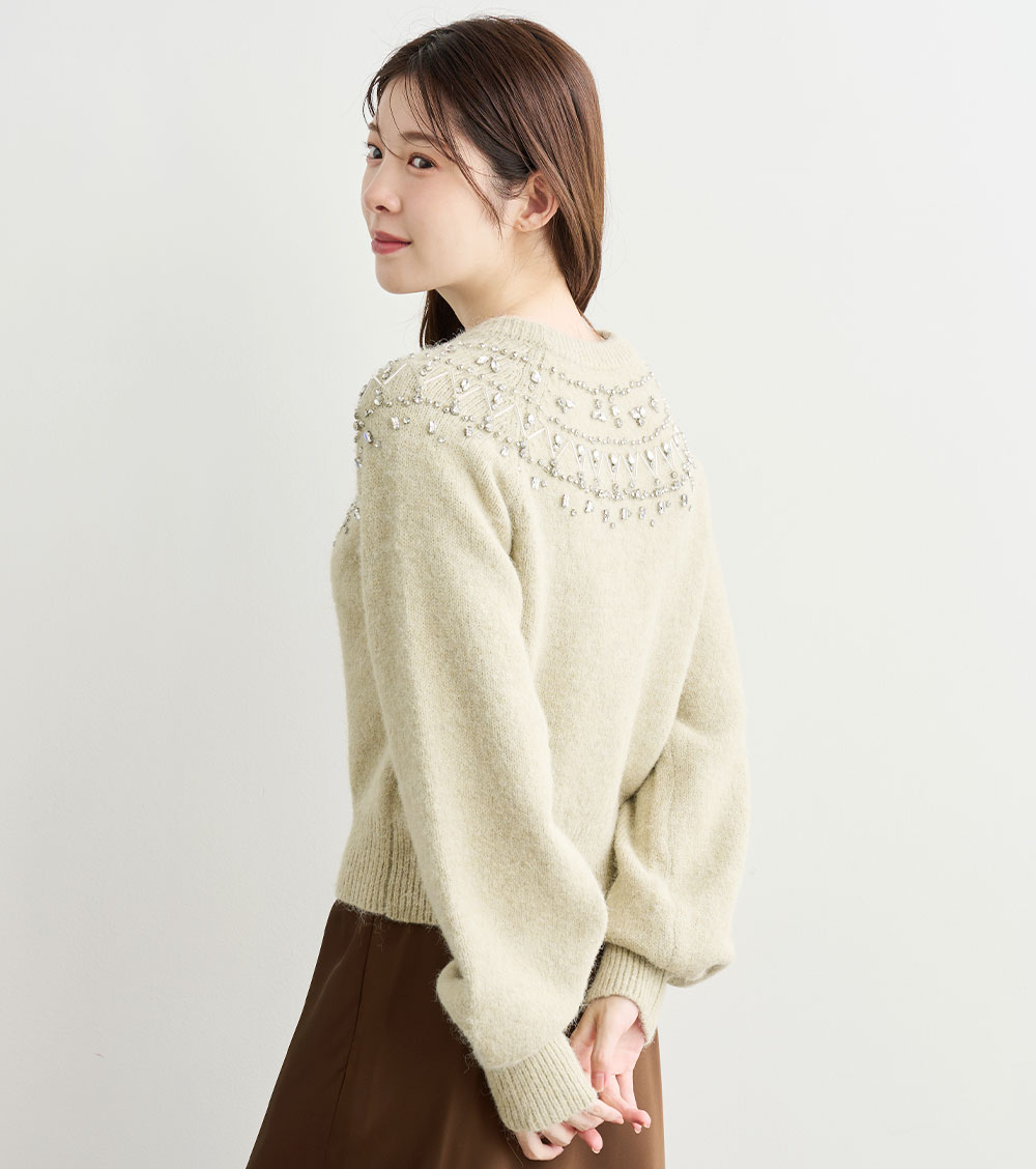 ノルディックビジューニット｜PETAL ONLINE（ペタルオンライン）