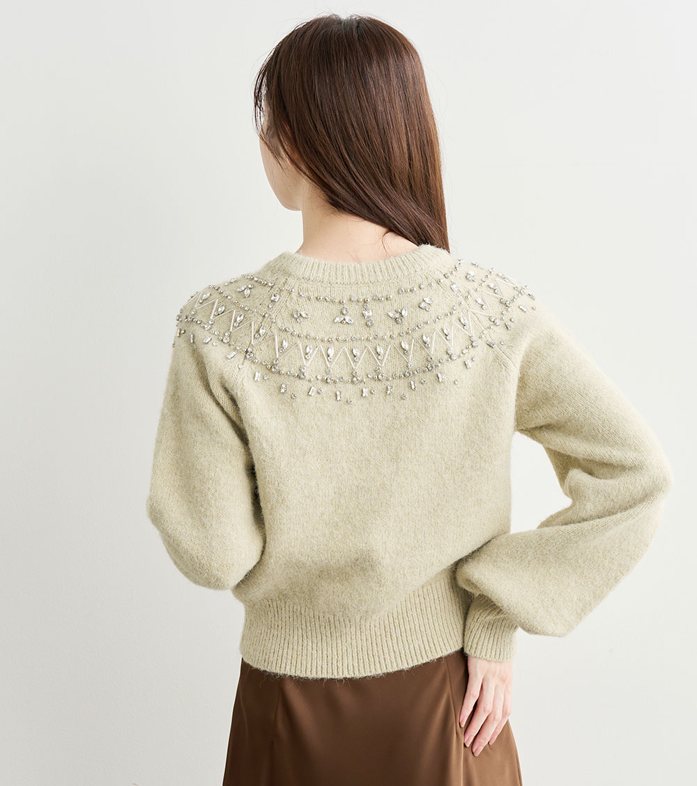 ノルディックビジューニット ノルディックビジューニット｜PETAL ONLINE（ペタルオンライン）