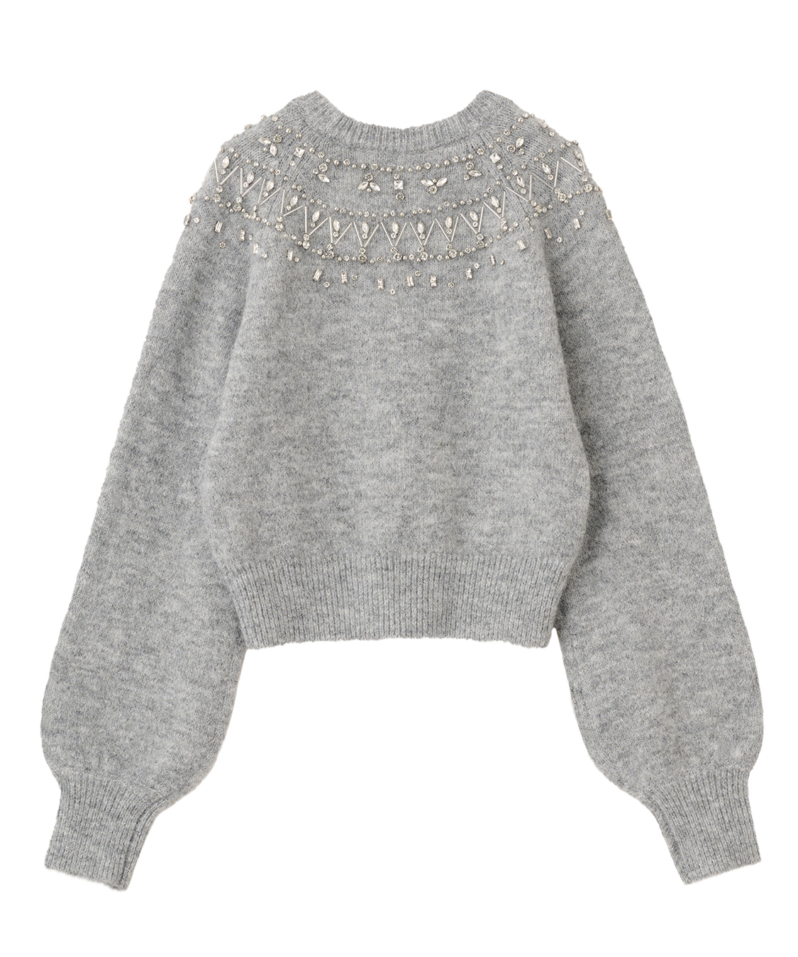 【新品タグ付き】ノルディックビジューニット ノルディックビジューニット｜PETAL ONLINE（ペタルオンライン）