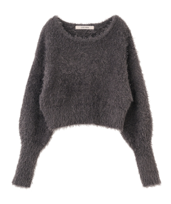 ラメフェザーパフスリーブニット｜PETAL ONLINE（ペタルオンライン）