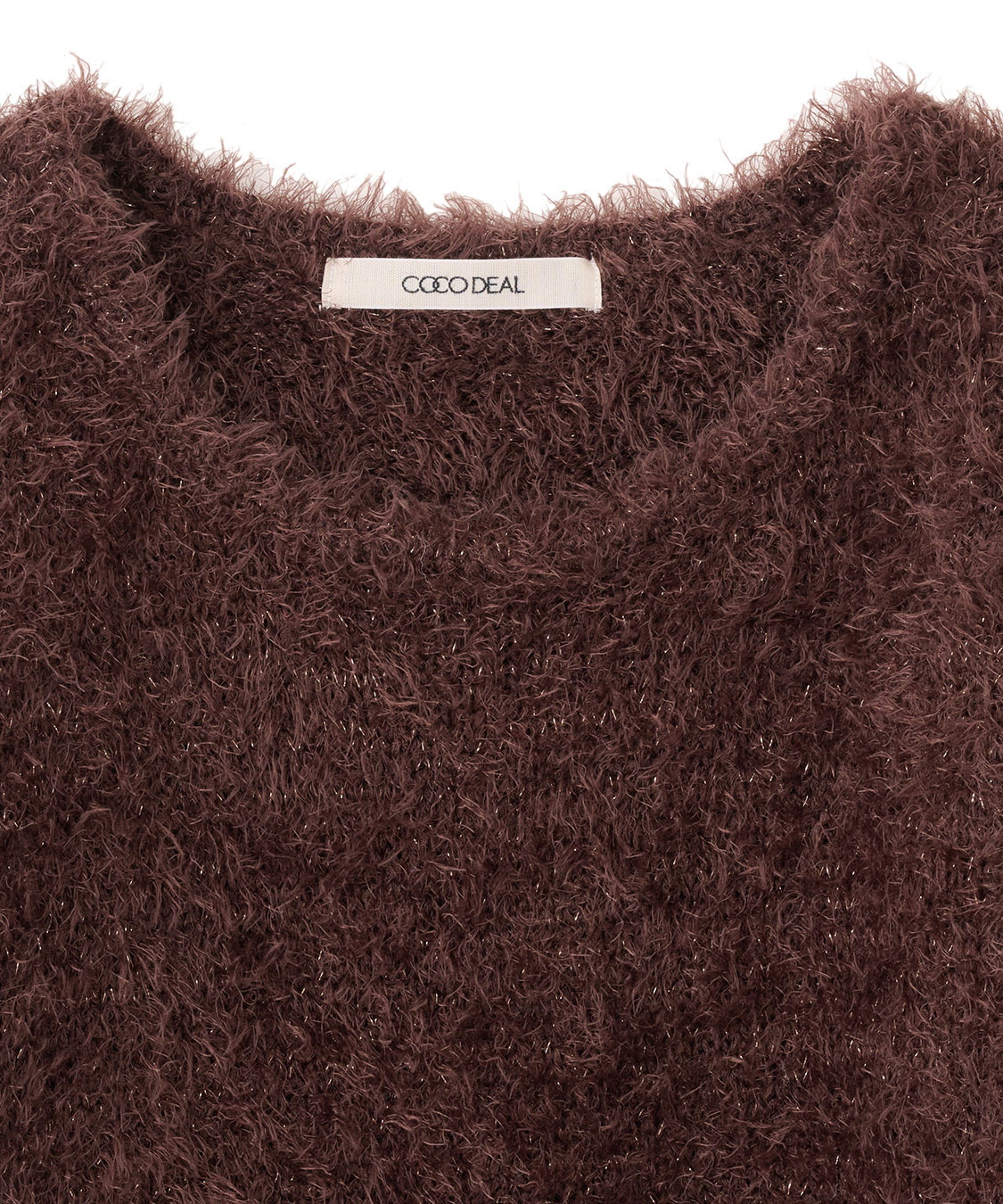 ココディール パフスリーブフェザーニットトップス COCODEALパフスリーブフェザーニットトップス 2025秋冬 新作 COCO DEAL