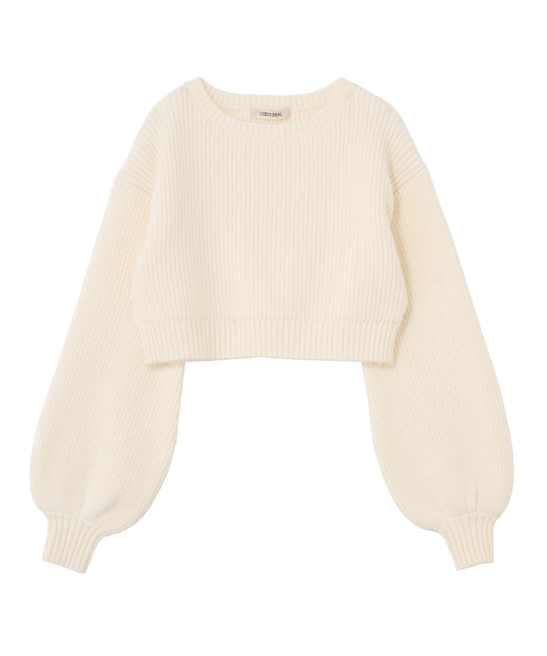 ペプラムブラウス×パフスリーブニットセット｜PETAL ONLINE（ペタル