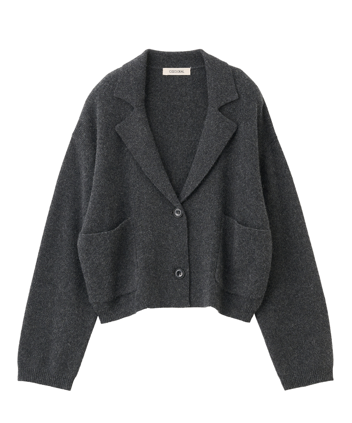 フォックス混ニットテーラードジャケット｜PETAL ONLINE（ペタル