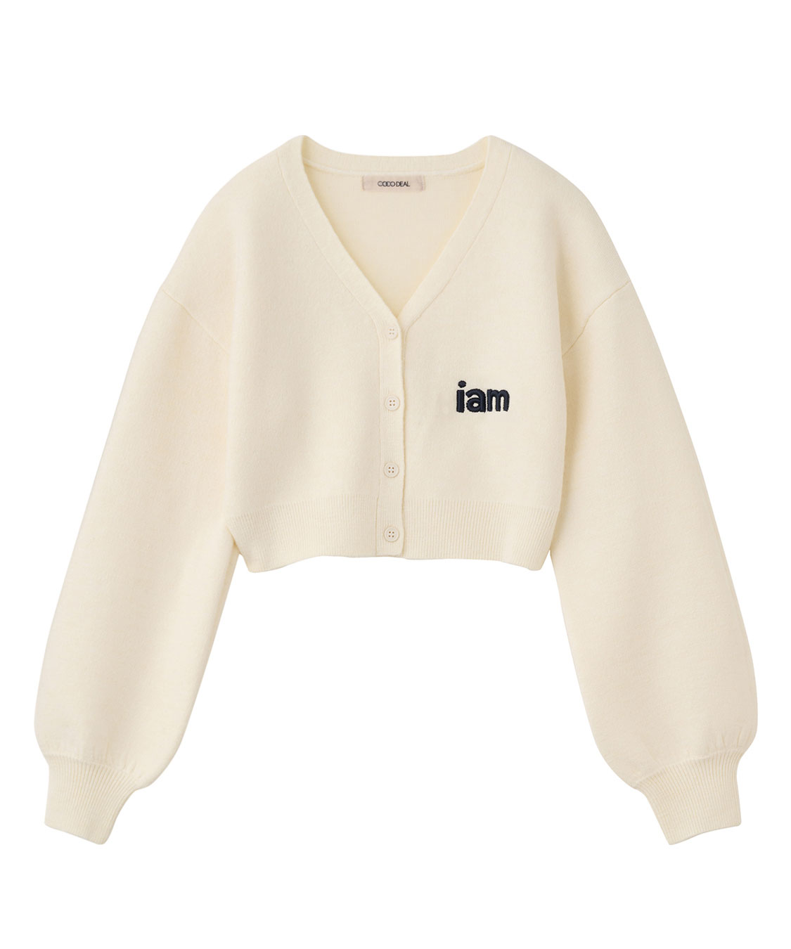 スウェットライクロゴニットカーディガン｜PETAL ONLINE（ペタル