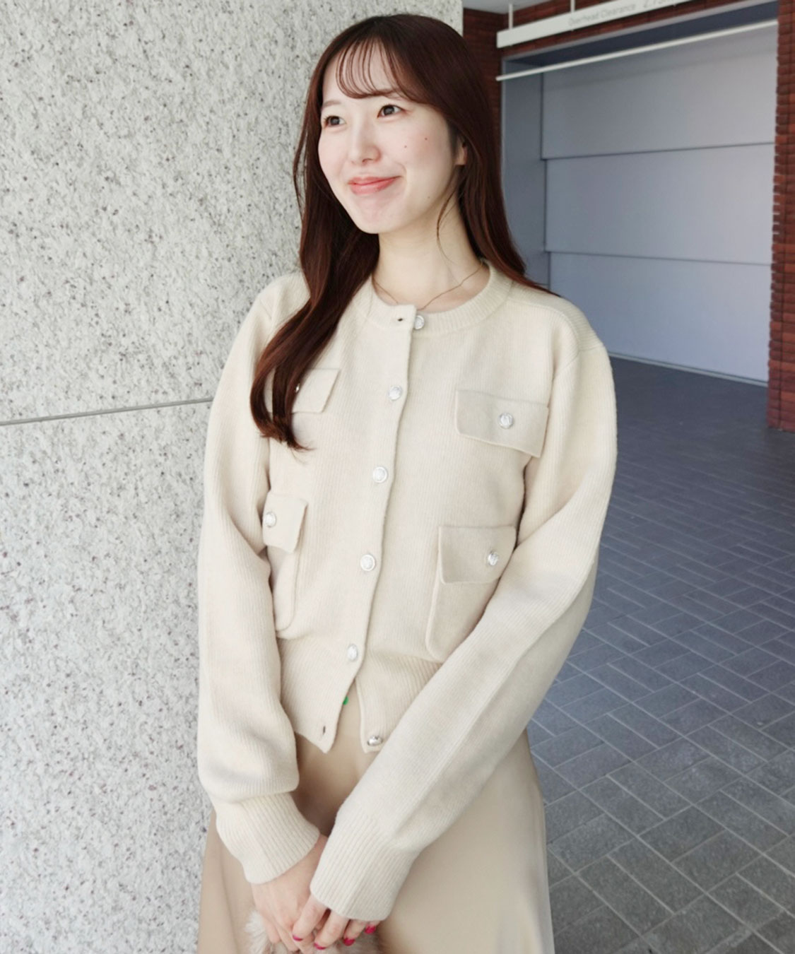 ブークレーポケットカーディガン｜PETAL ONLINE（ペタルオンライン）