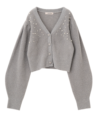 ビジューニットカーディガン｜PETAL ONLINE（ペタルオンライン）