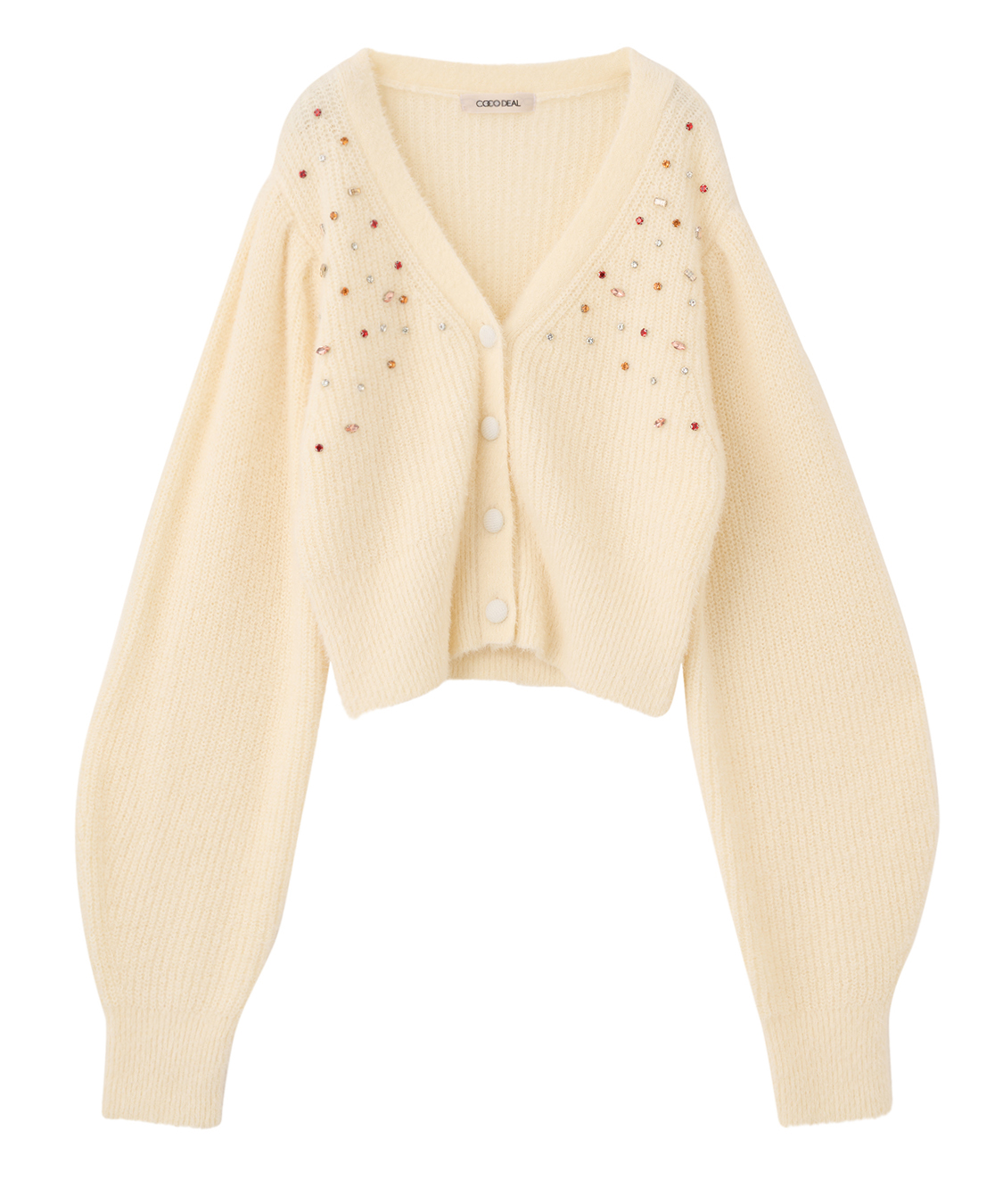 ビジューニットカーディガン｜PETAL ONLINE（ペタルオンライン）