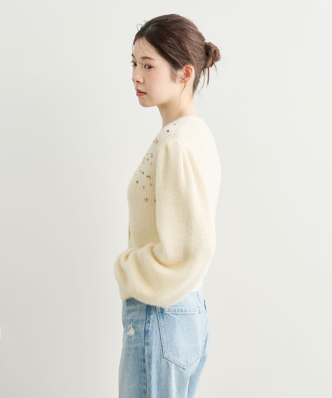 ビジューニットカーディガン｜PETAL ONLINE（ペタルオンライン）