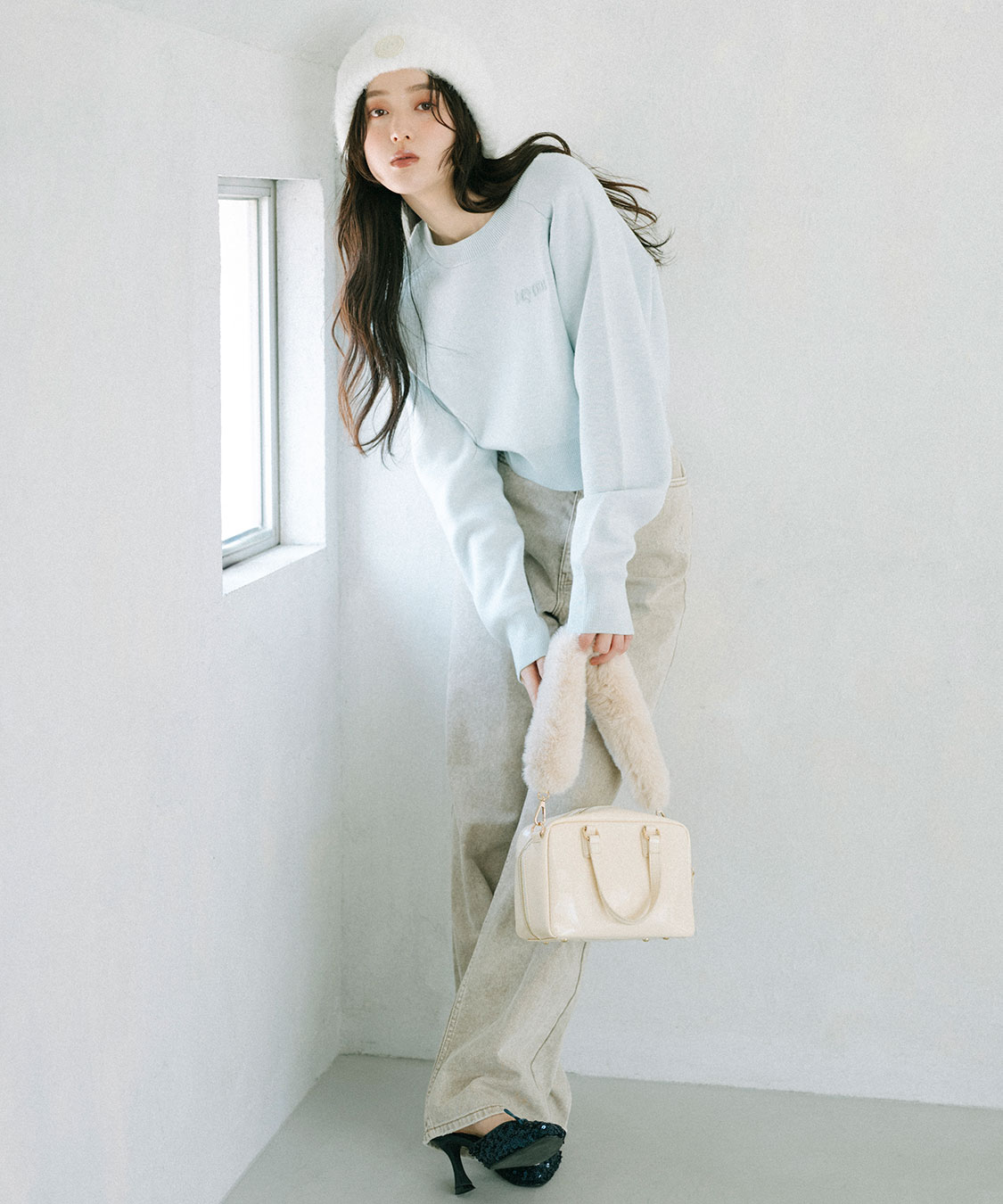 ココディール　完売新品未使用タグなしファーショルダーボストンバッグ ファーショルダーボストンバッグ｜PETAL ONLINE（ペタルオンライン）