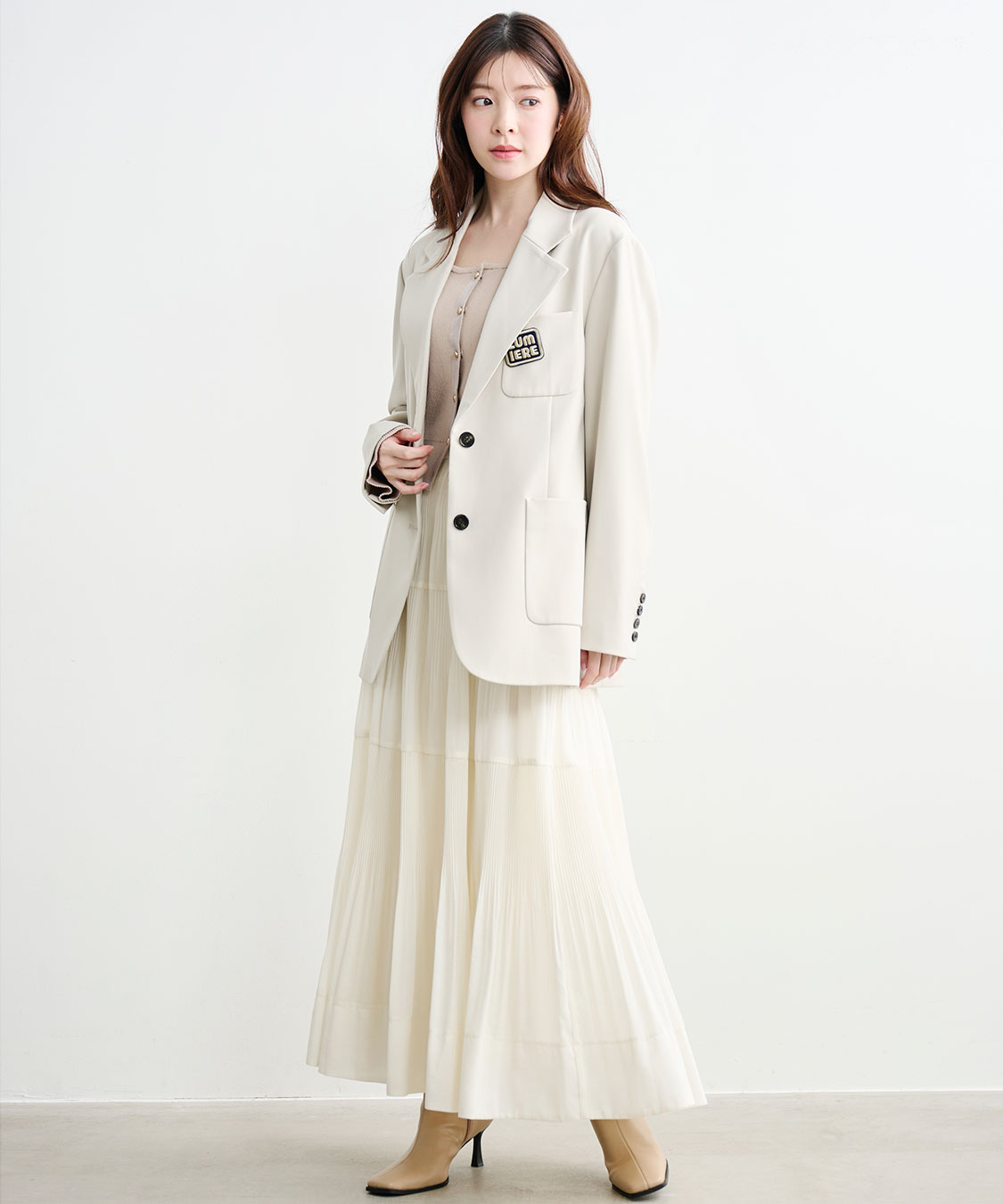 取り外し可能】ワッペン付きテーラードジャケット｜PETAL ONLINE