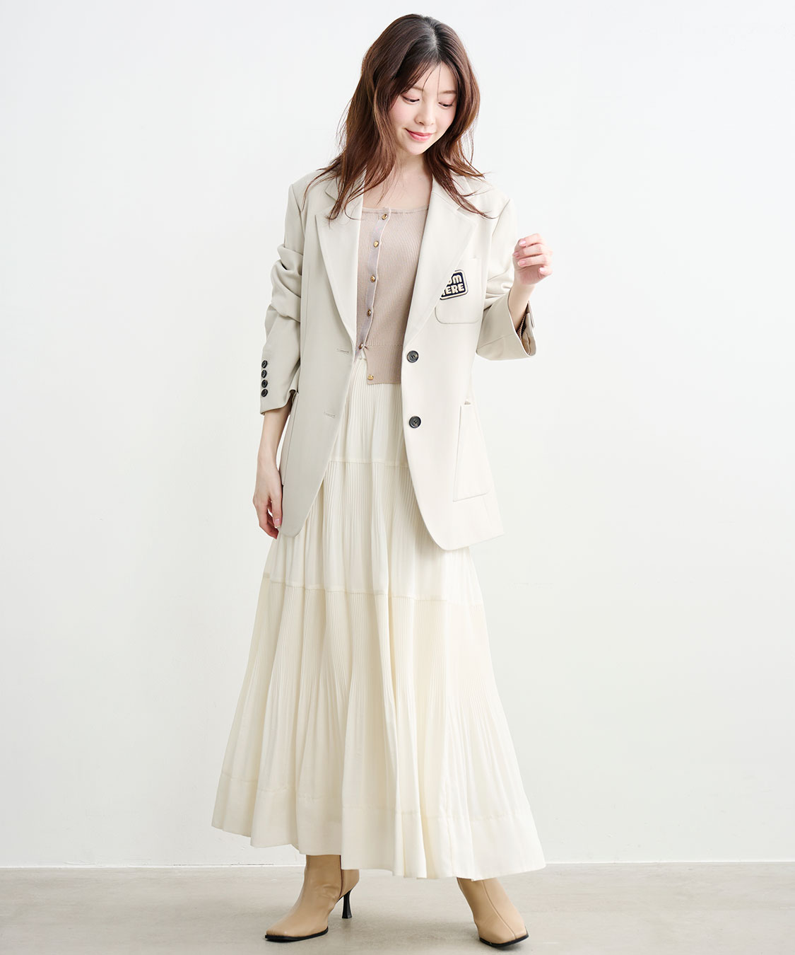 取り外し可能】ワッペン付きテーラードジャケット｜PETAL ONLINE