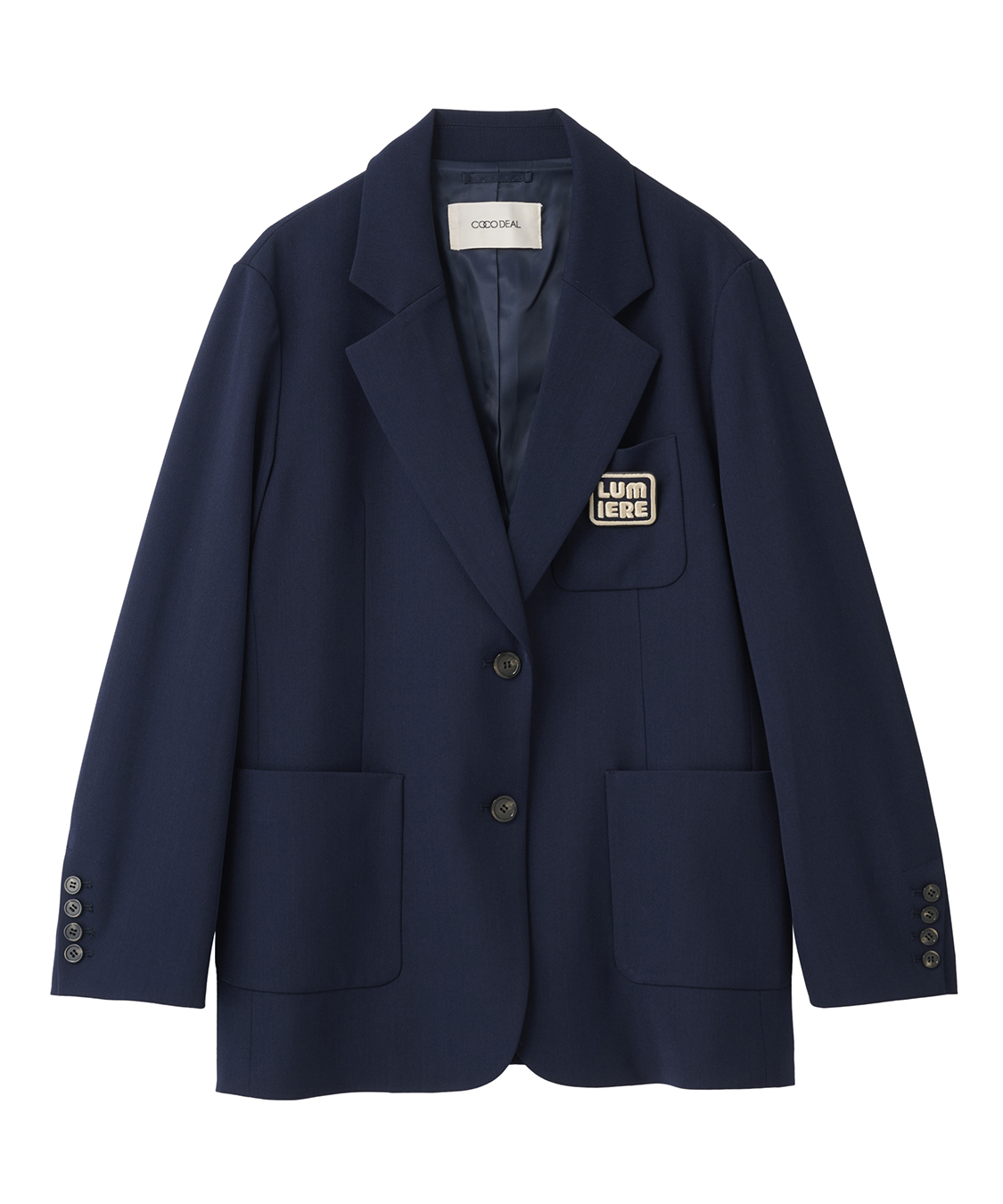 ワッペン付きテーラードジャケット｜PETAL ONLINE（ペタルオンライン）