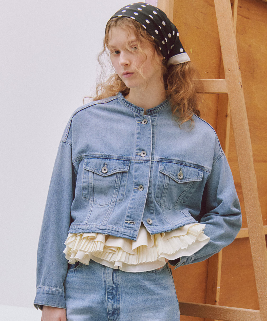 リメイク風ノーカラーGジャン｜PETAL ONLINE（ペタルオンライン）