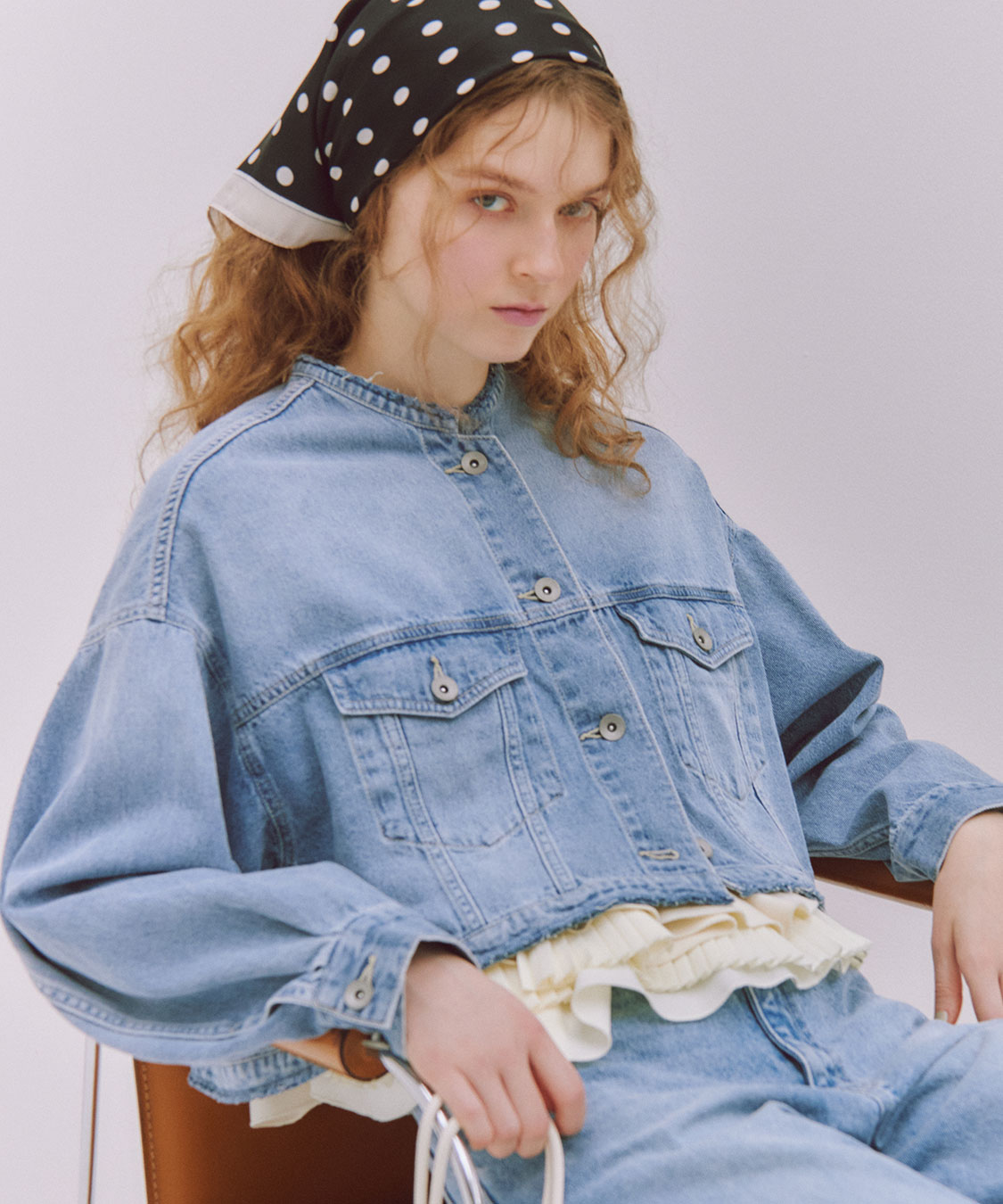 リメイク風ノーカラーGジャン｜PETAL ONLINE（ペタルオンライン）