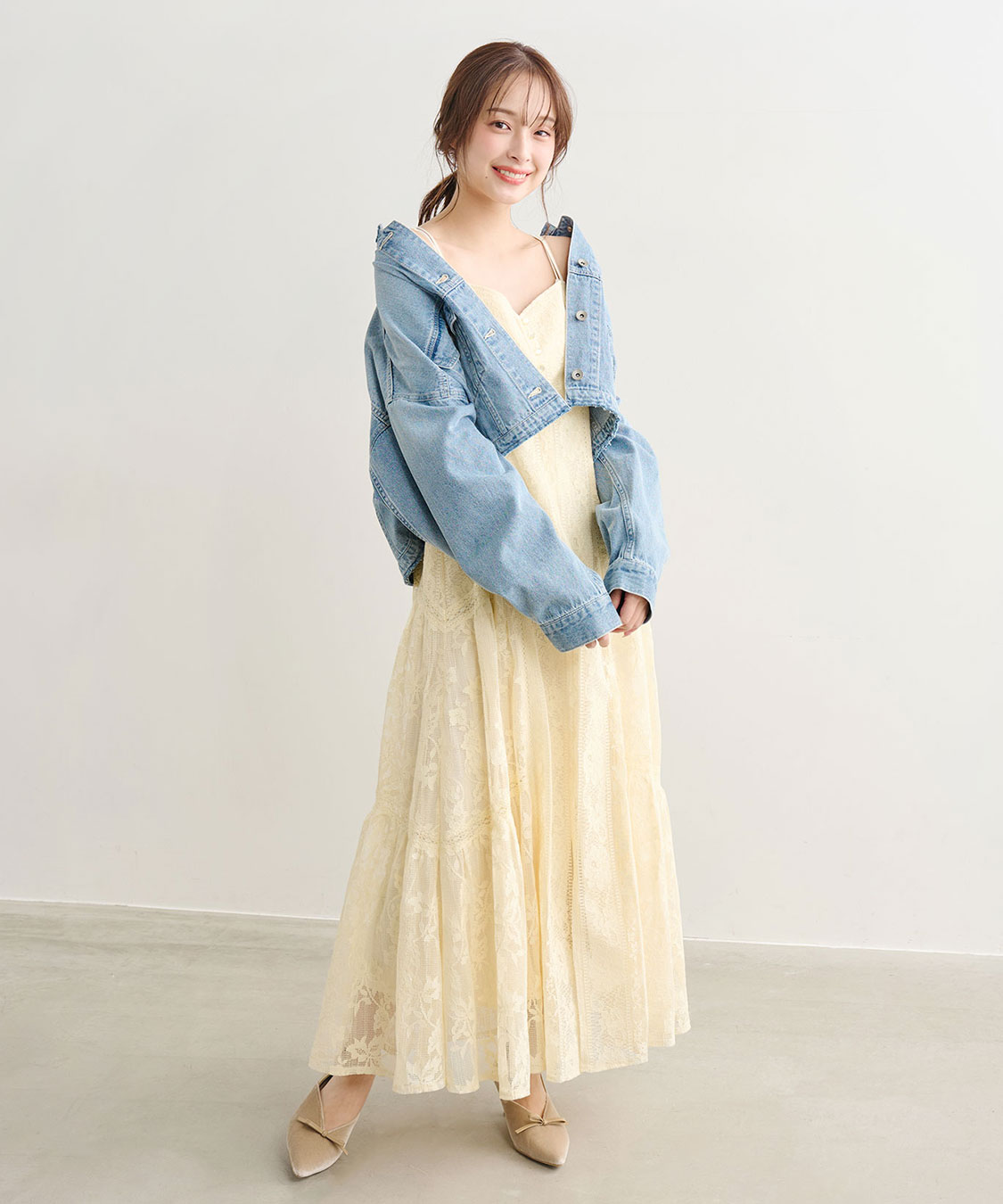 リメイク風ノーカラーGジャン｜PETAL ONLINE（ペタルオンライン）