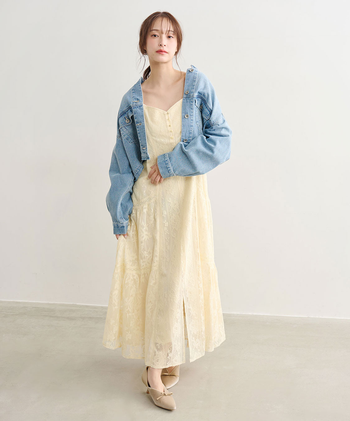 リメイク風ノーカラーGジャン｜PETAL ONLINE（ペタルオンライン）