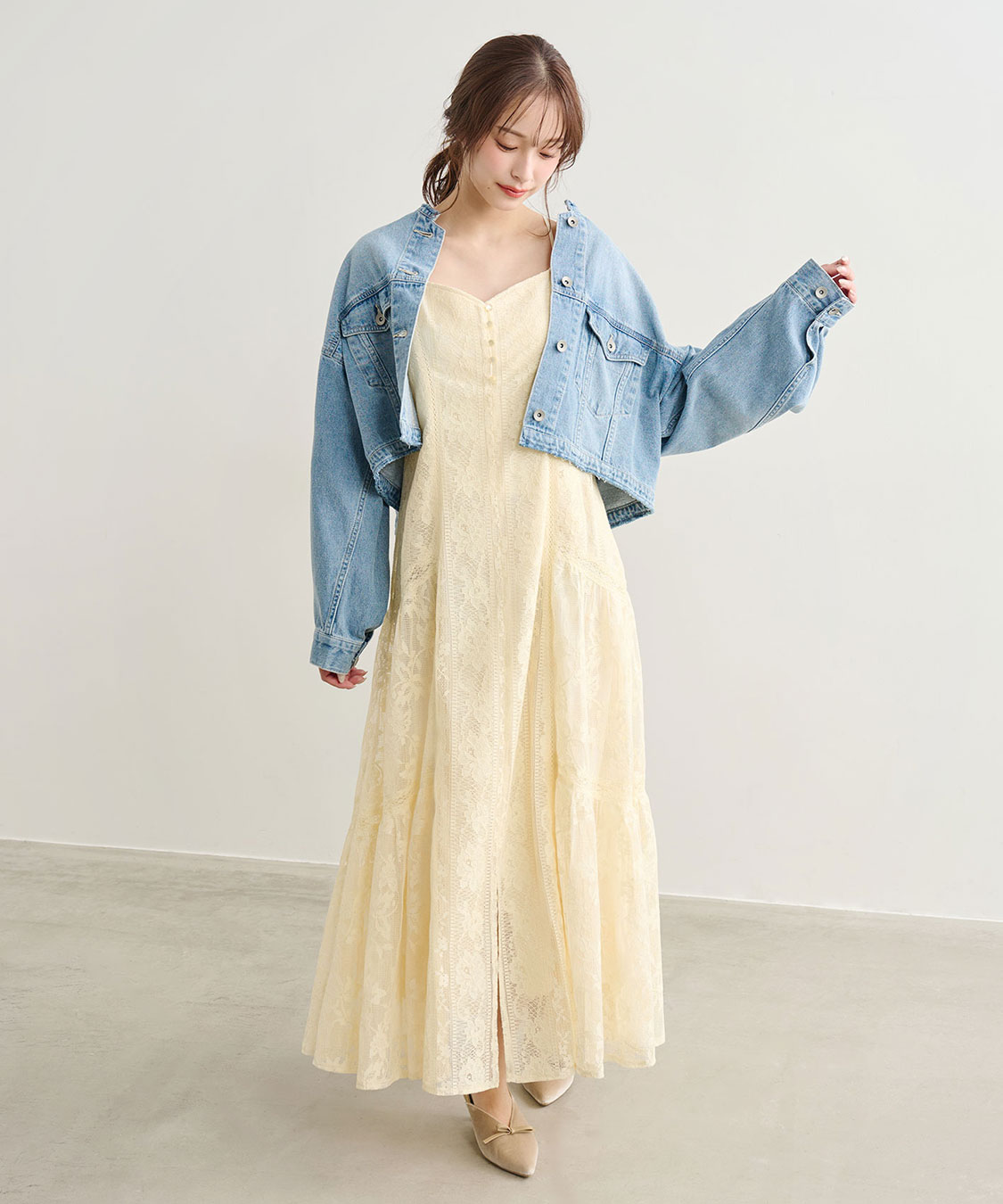 リメイク風ノーカラーGジャン｜PETAL ONLINE（ペタルオンライン）