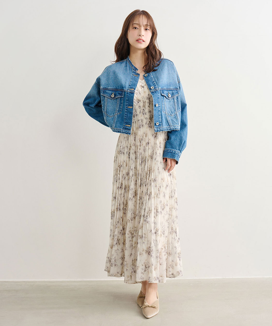 リメイク風ノーカラーGジャン｜PETAL ONLINE（ペタルオンライン）