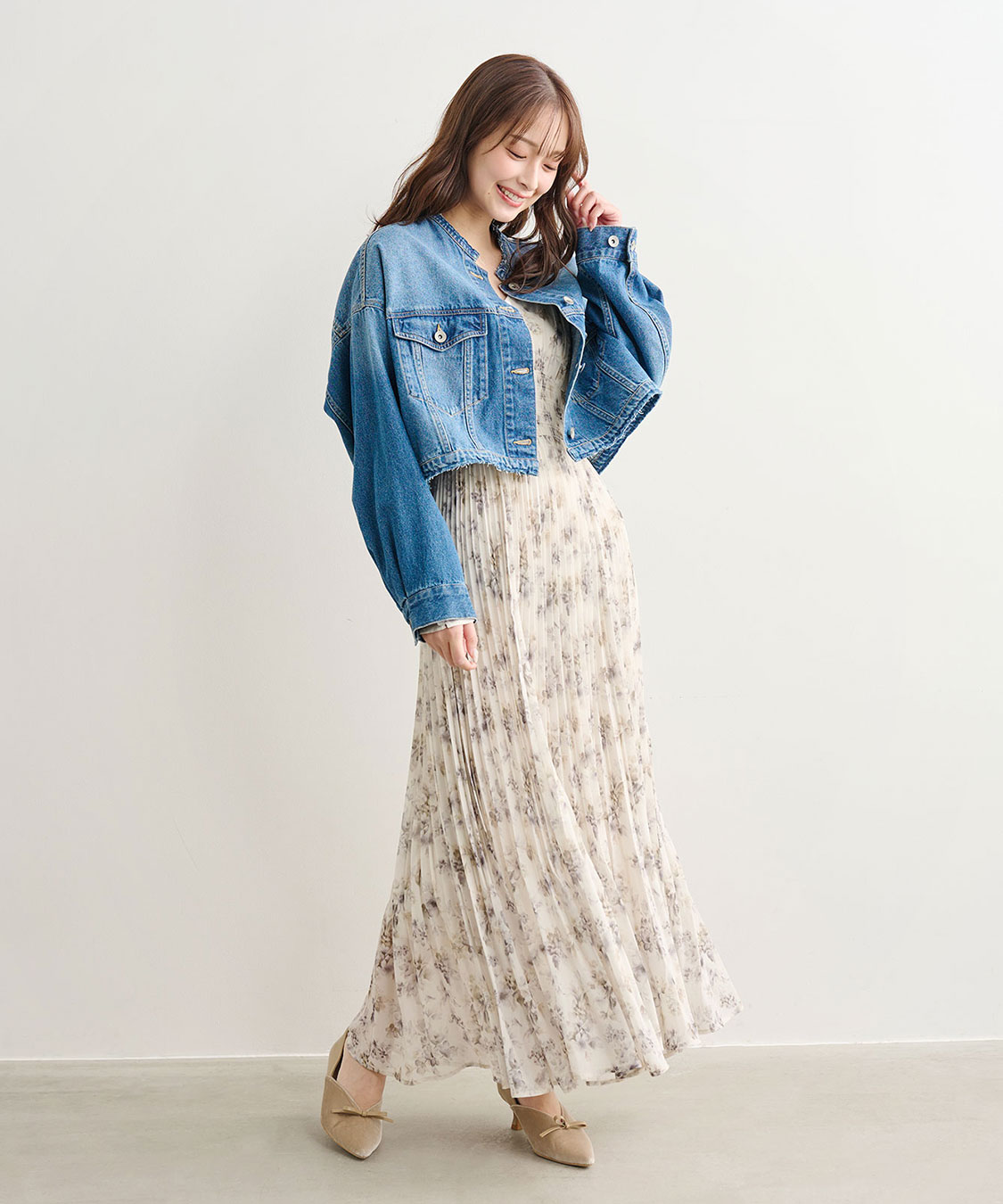 リメイク風ノーカラーGジャン｜PETAL ONLINE（ペタルオンライン）