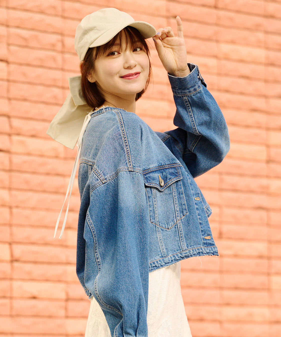 リメイク風ノーカラーGジャン｜PETAL ONLINE（ペタルオンライン）