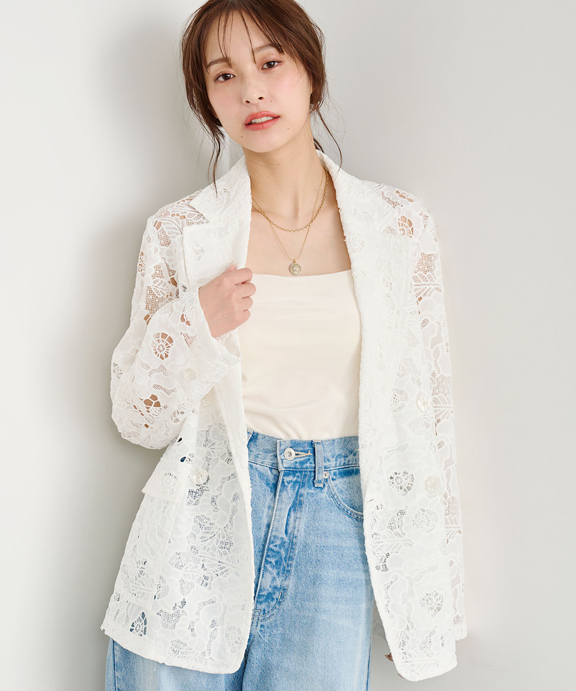 レーステーラードジャケット｜PETAL ONLINE（ペタルオンライン）