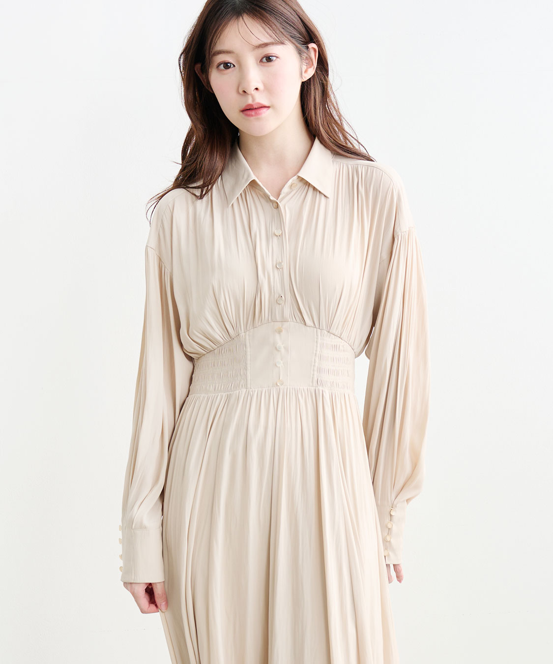 ウエストシャーリングシャツワンピース｜PETAL ONLINE（ペタルオンライン）