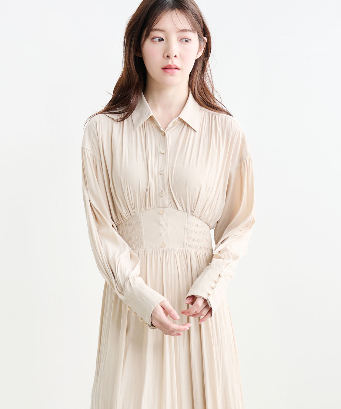 ウエストシャーリングシャツワンピース｜PETAL ONLINE（ペタルオンライン）