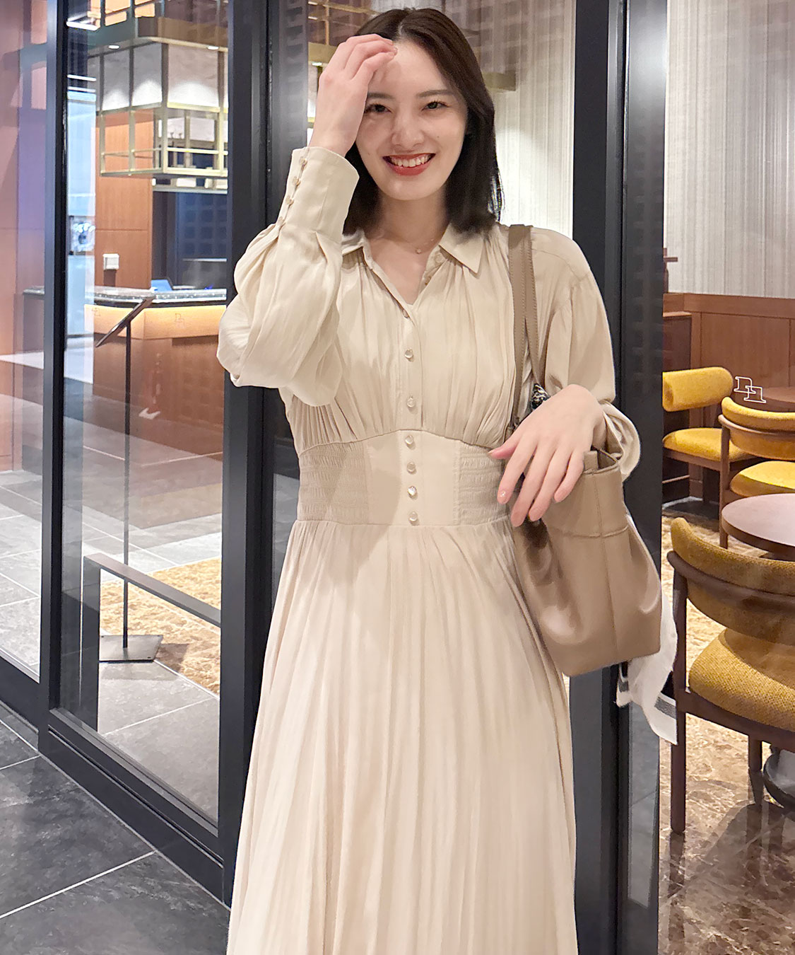 ウエストシャーリングシャツワンピース｜PETAL ONLINE（ペタルオンライン）