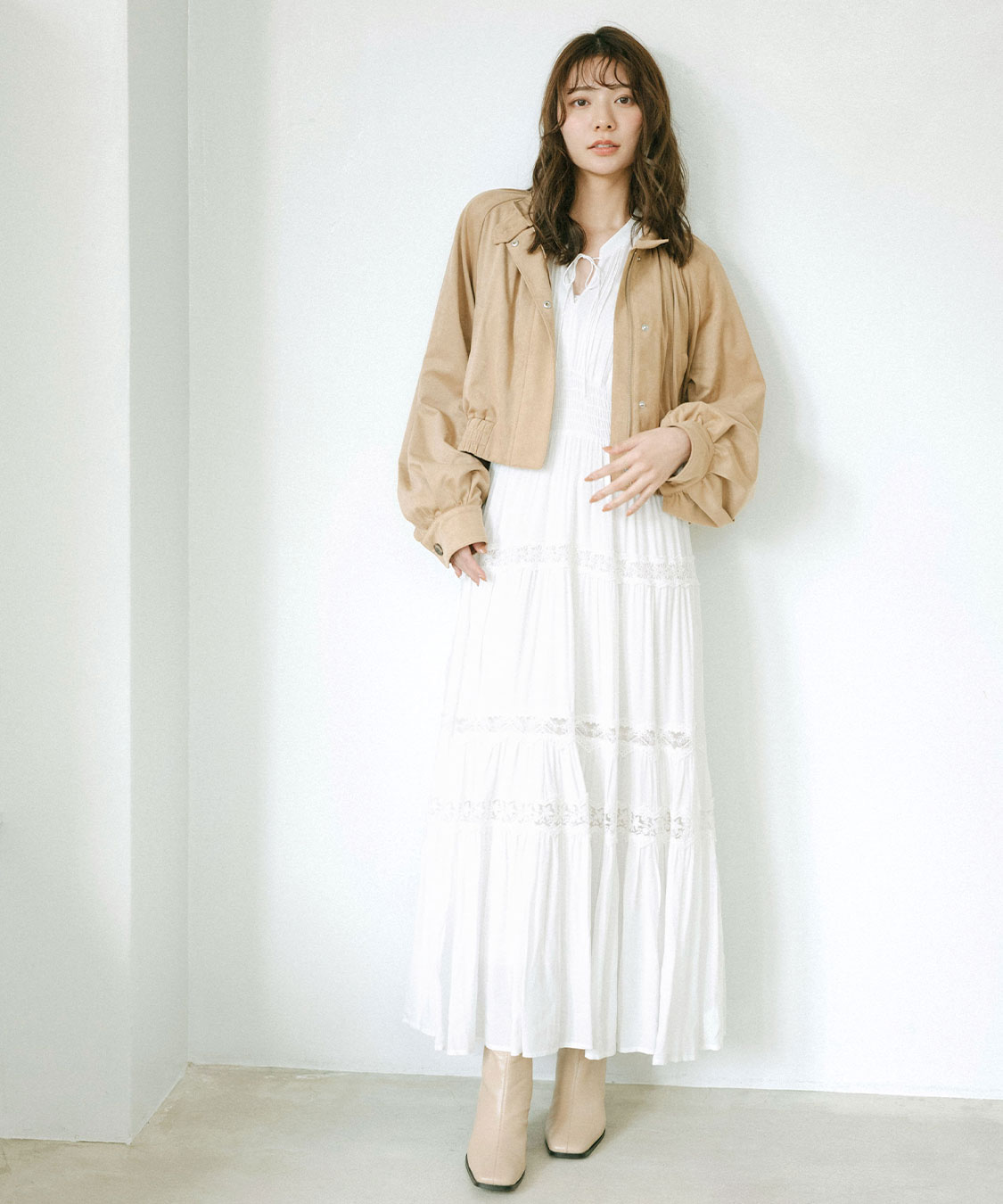 ラッフルレーストリムワンピース｜PETAL ONLINE（ペタルオンライン）