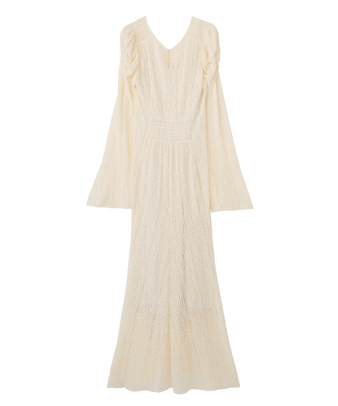 ストレッチレースギャザーワンピース｜PETAL ONLINE（ペタルオンライン）