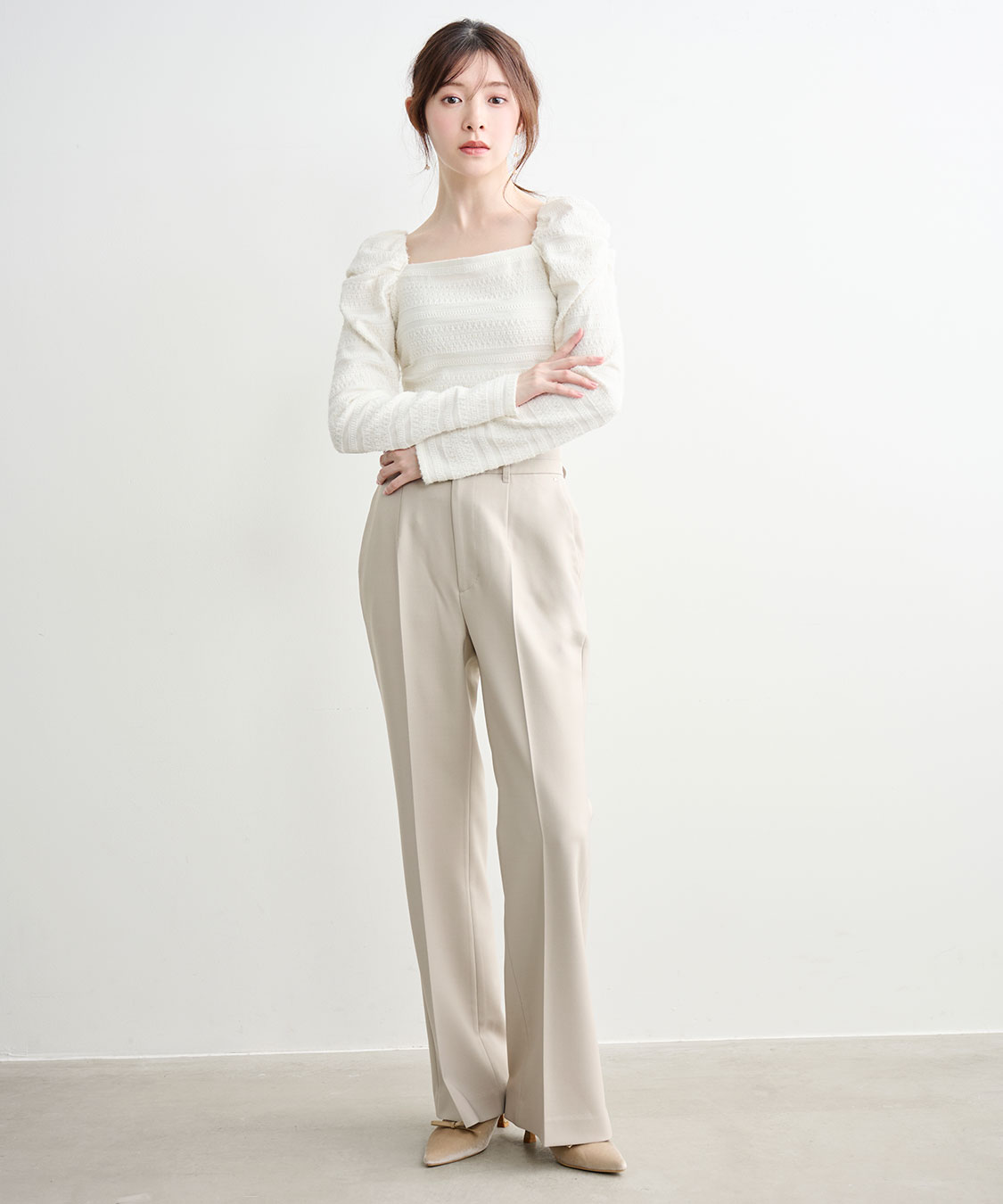 スリムフレアパンツ｜PETAL ONLINE（ペタルオンライン）