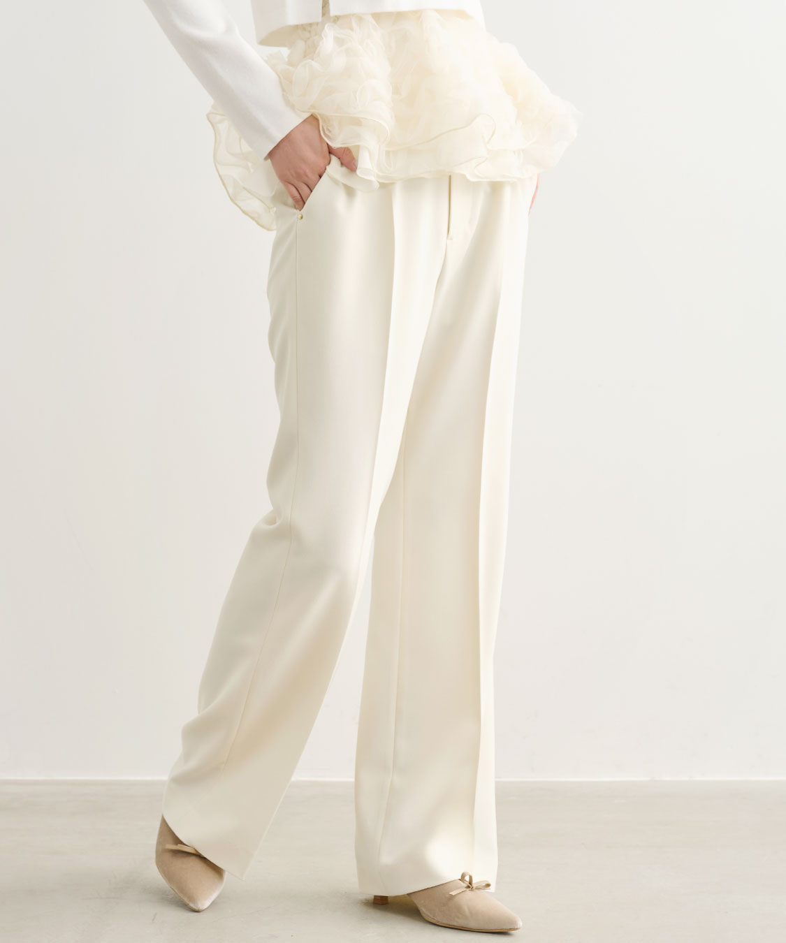 スリムフレアパンツ｜PETAL ONLINE（ペタルオンライン）