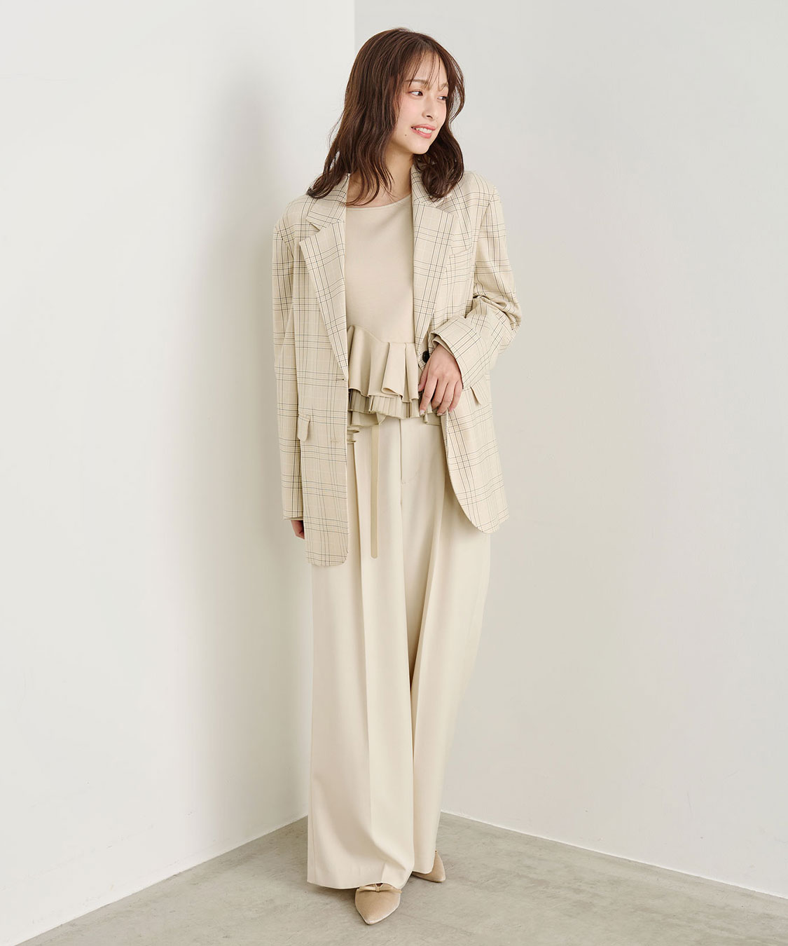 モチーフベルト付きワイドパンツ｜PETAL ONLINE（ペタルオンライン）