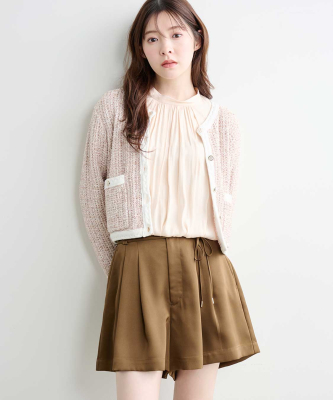 サテンタックショートパンツ｜PETAL ONLINE（ペタルオンライン）