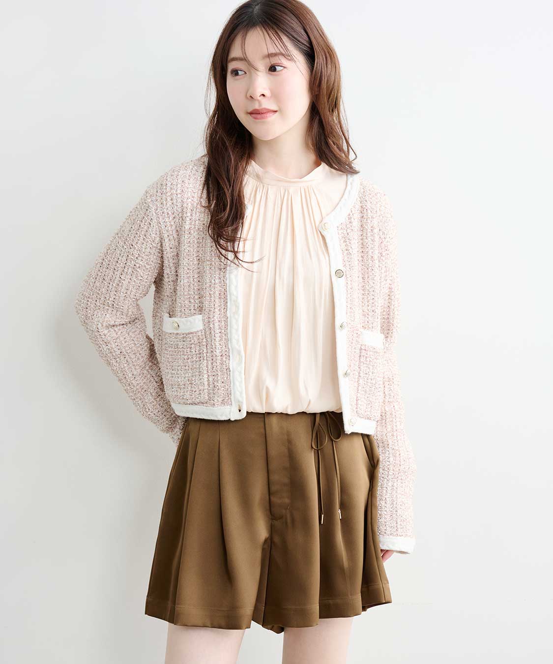 サテンタックショートパンツ｜PETAL ONLINE（ペタルオンライン）