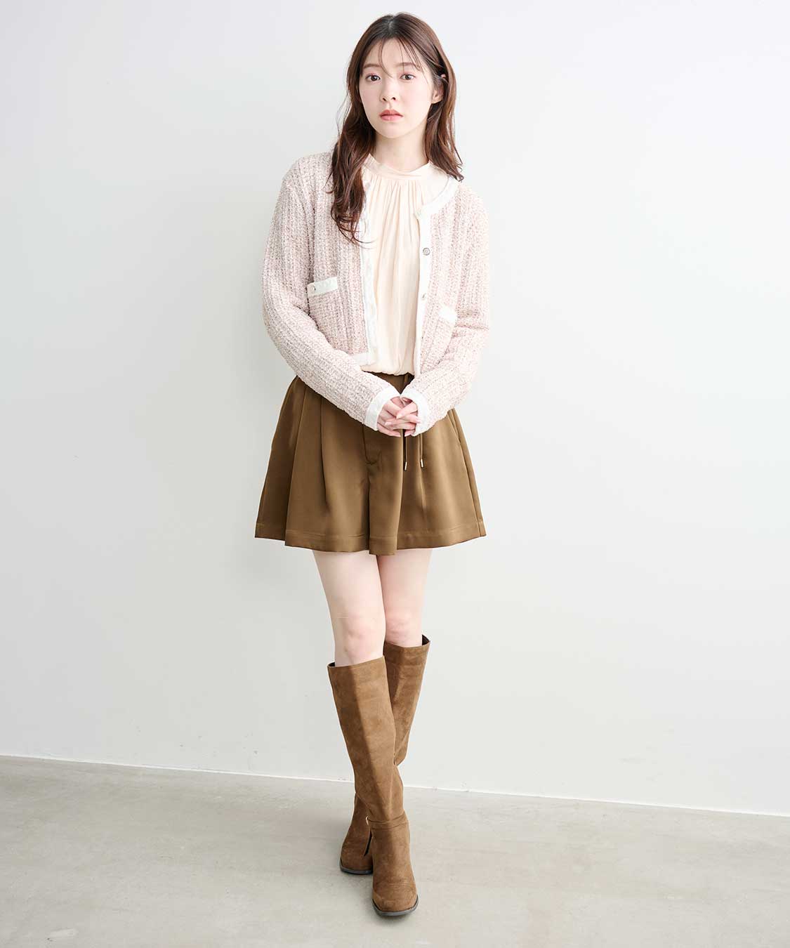 サテンタックショートパンツ｜PETAL ONLINE（ペタルオンライン）