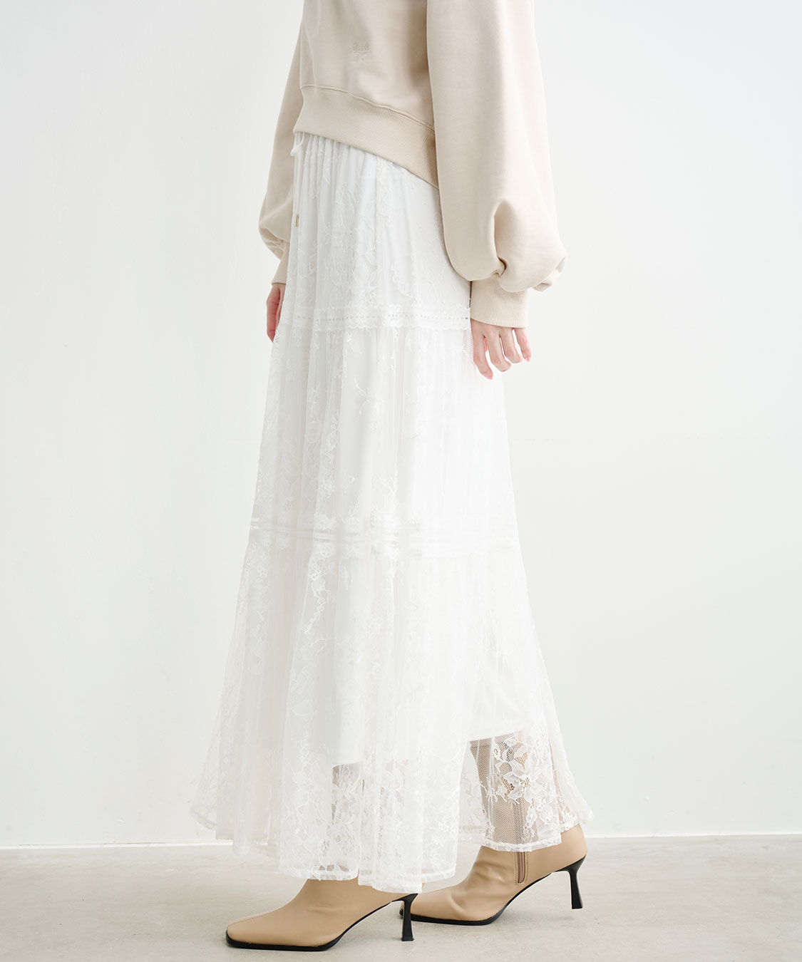 レースティアードスカート｜PETAL ONLINE（ペタルオンライン）