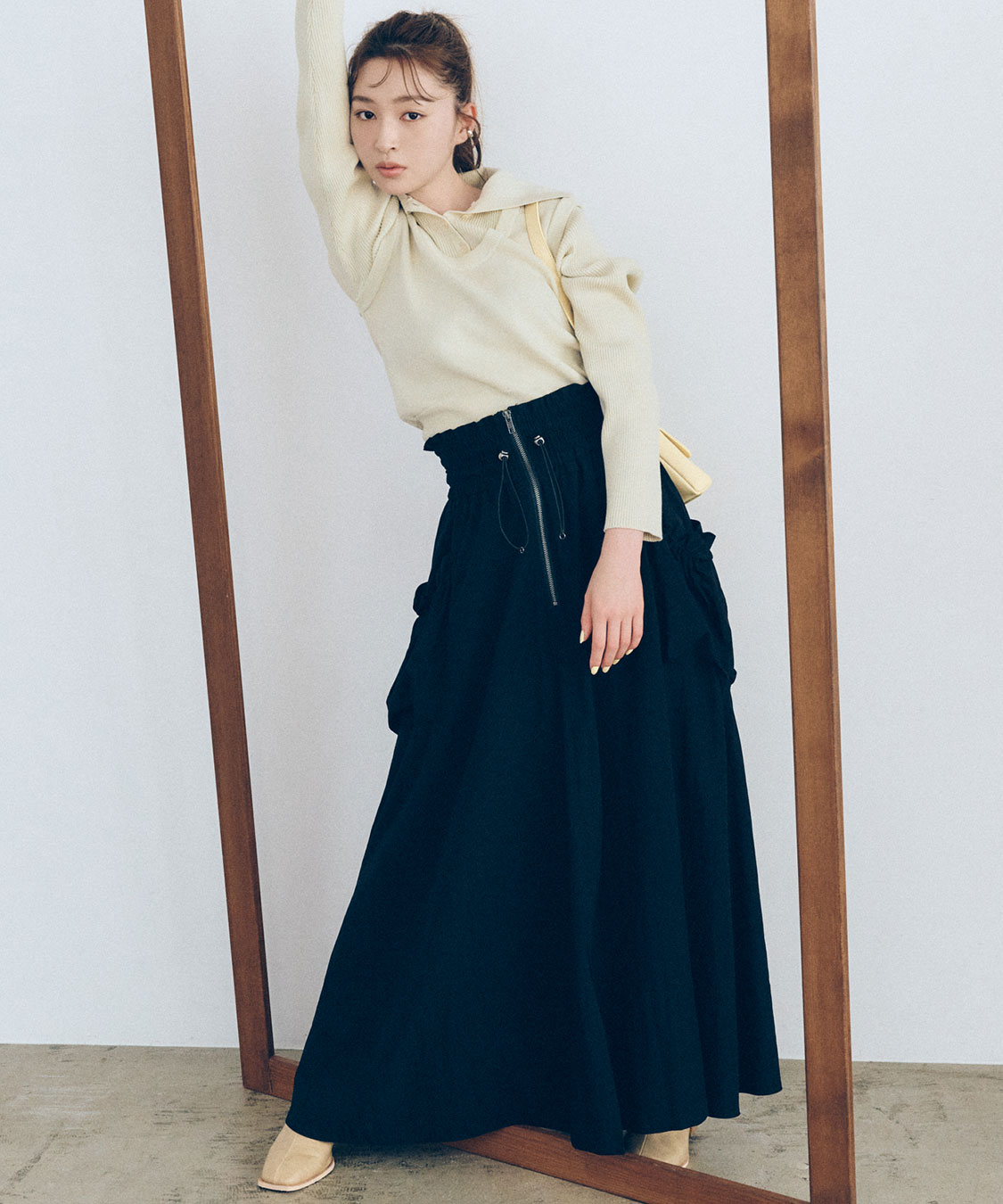 COCODEAL スパンコールマーメイドスカート ペプラムベスト×シアーインナー COCODEAL スパンコールマーメイドスカート ペプラムベスト×シアー