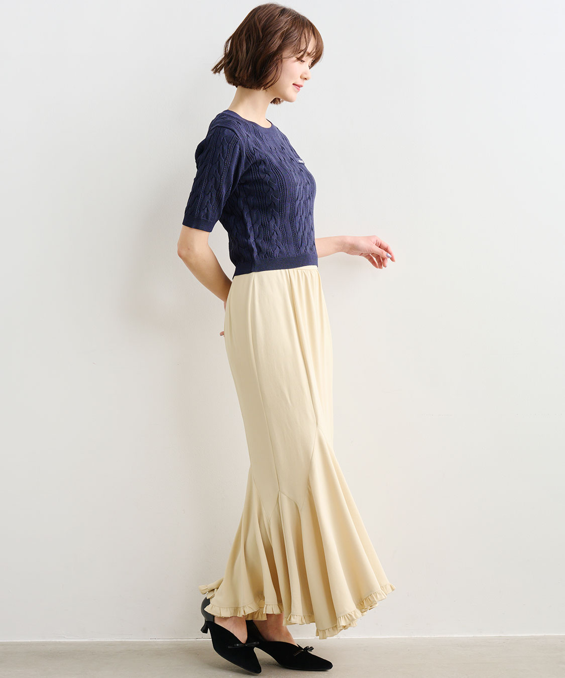 CARAMEL スカート ヘムフリルマーメイドスカート｜PETAL ONLINE（ペタルオンライン）