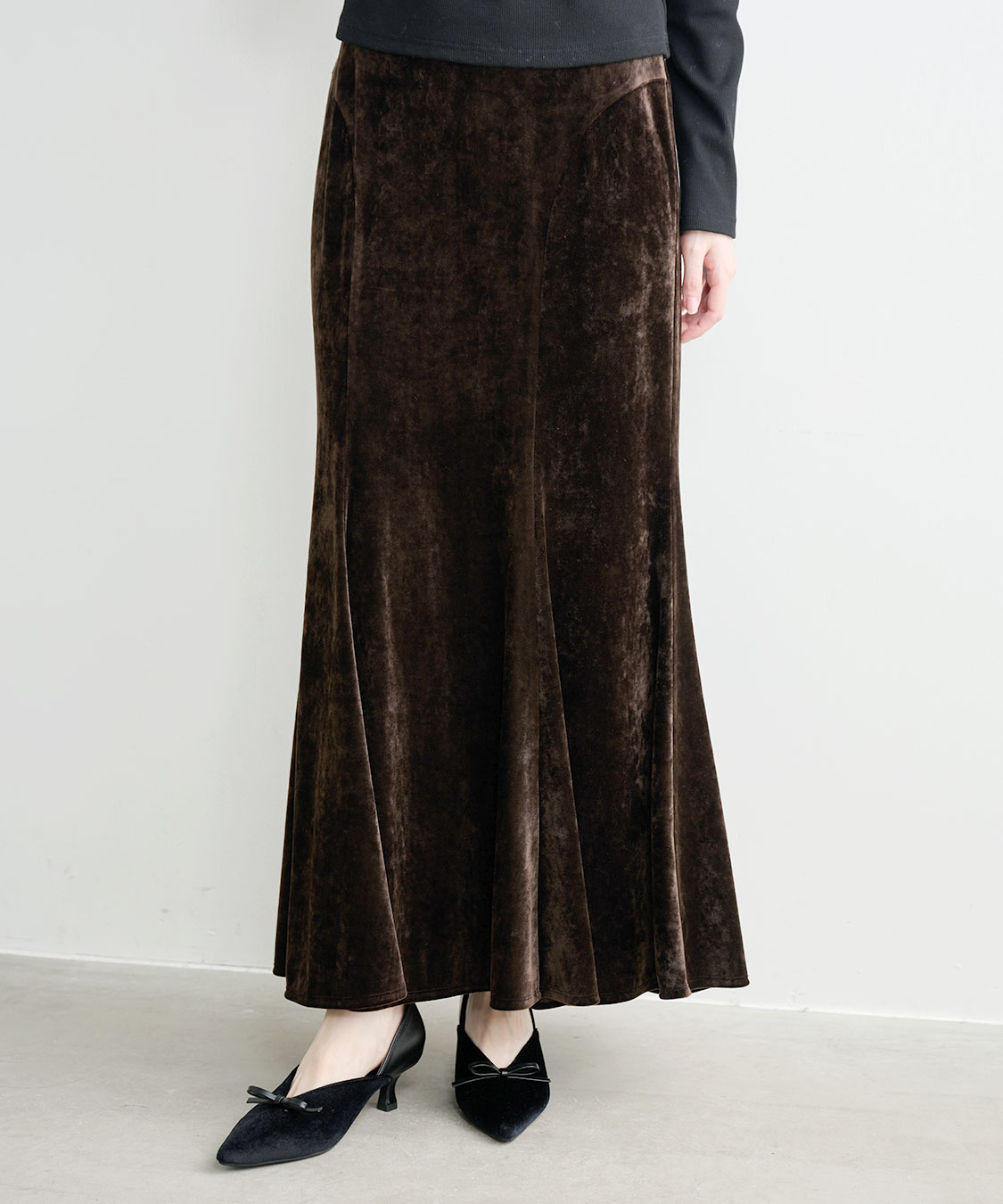 ベロアマーメイドスカート｜PETAL ONLINE（ペタルオンライン）