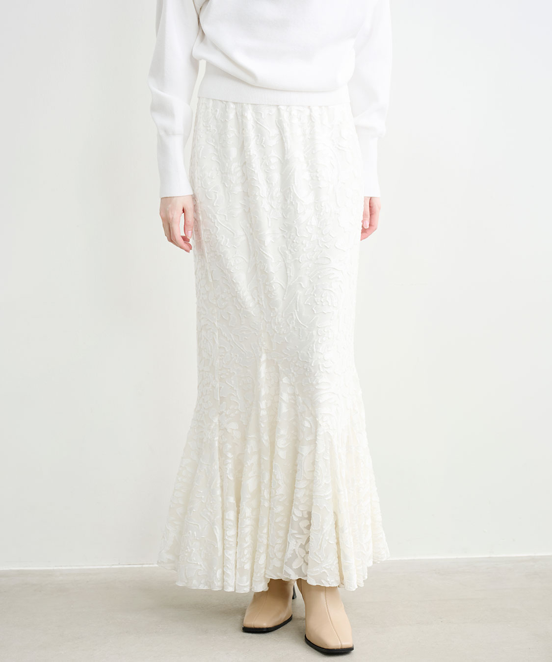 オパールメッシュマーメイドスカート｜PETAL ONLINE（ペタルオンライン）