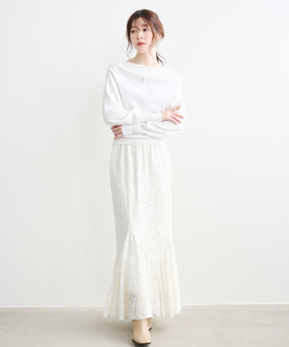 オパールメッシュマーメイドスカート｜PETAL ONLINE（ペタルオンライン）