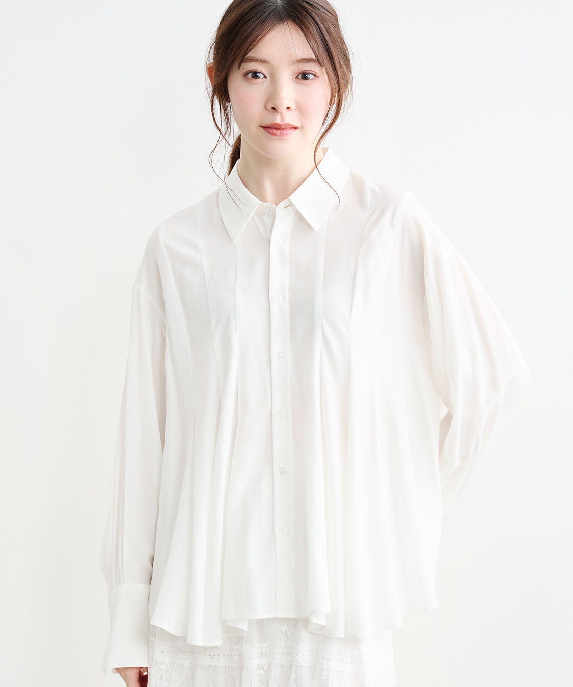 フレアペプラムシャツ｜PETAL ONLINE（ペタルオンライン）