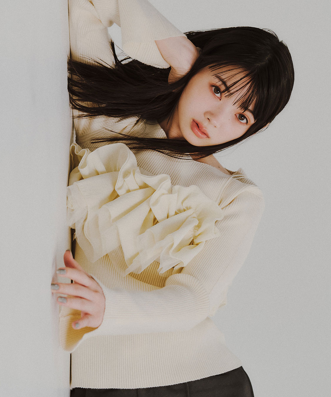 フリルビスチェレイヤードリブニット｜PETAL ONLINE（ペタルオンライン）