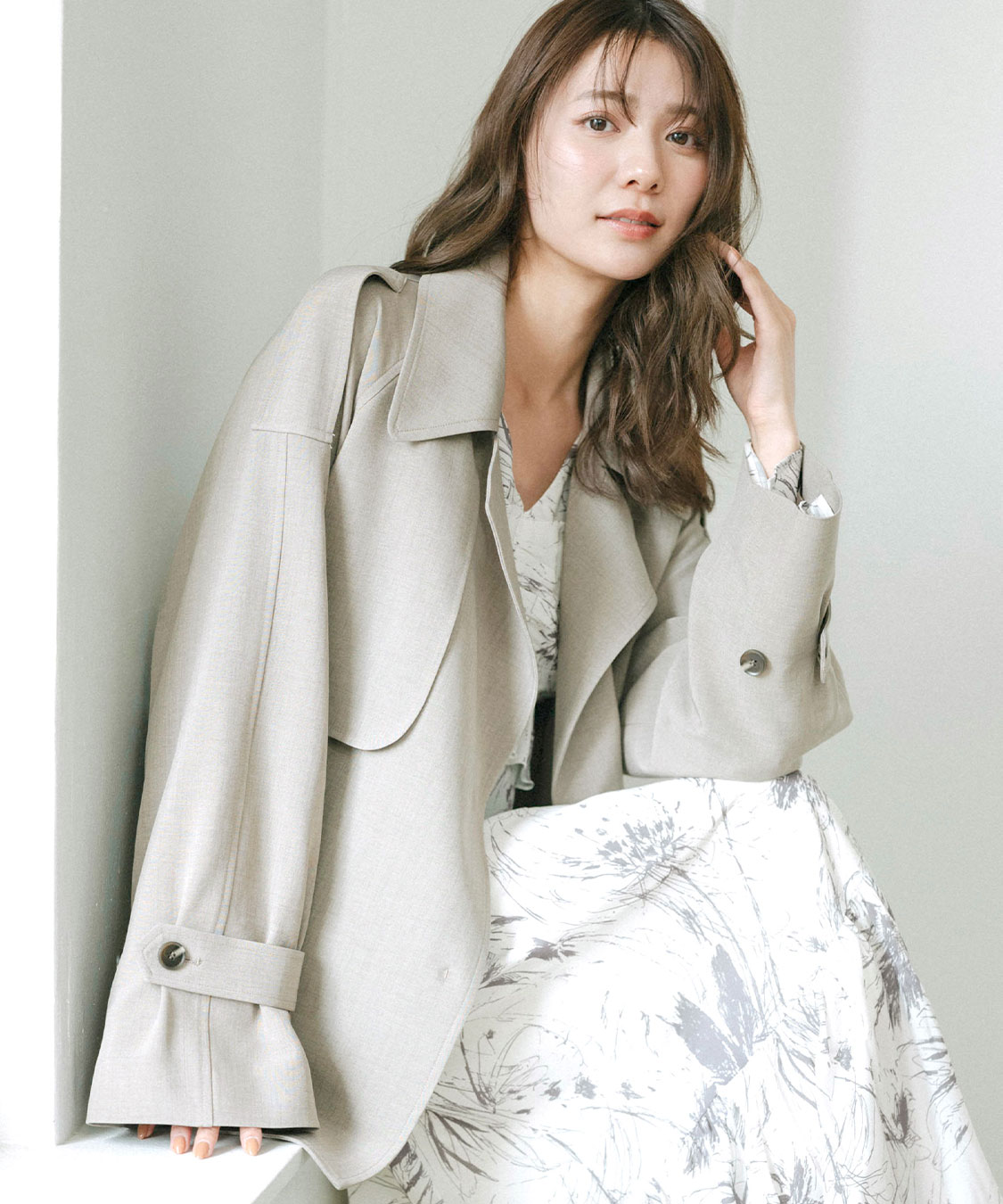 ミドル丈トレンチコート｜PETAL ONLINE（ペタルオンライン）