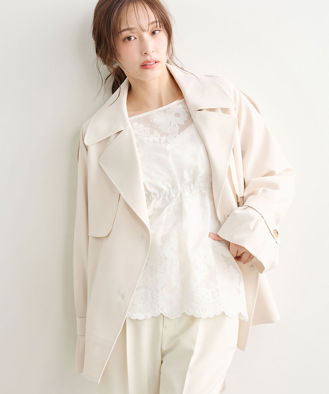 【美品♡】 ココディール カシミヤ混 ショート ワイド カラー コート 2 商品一覧｜PETAL ONLINE（ペタルオンライン）